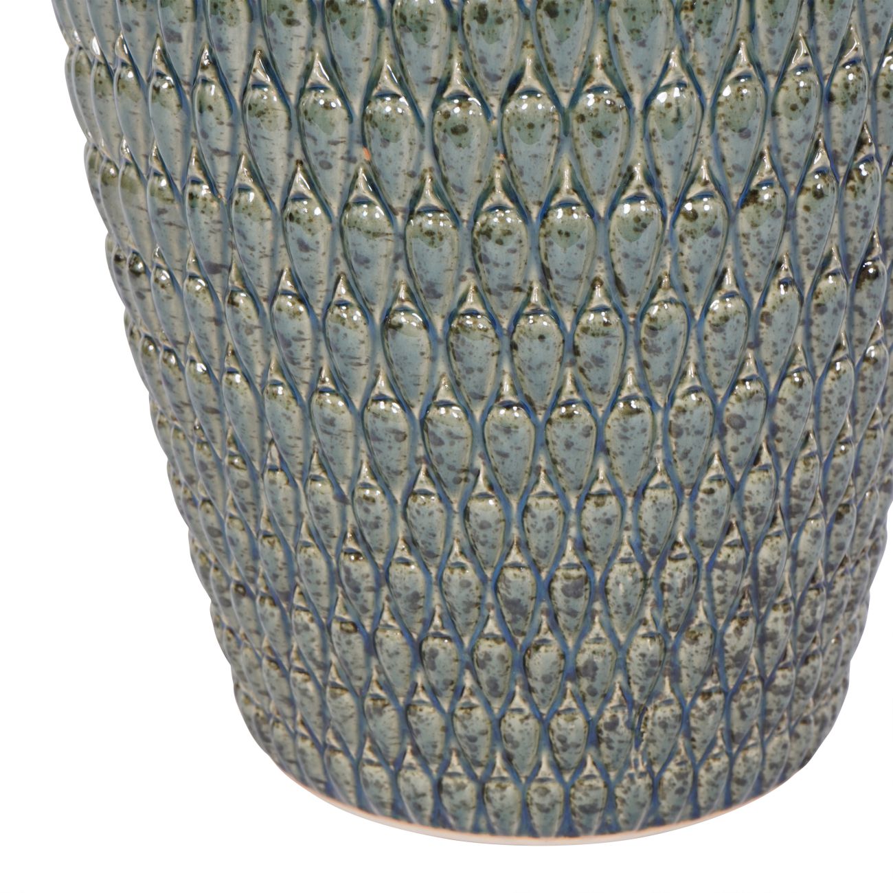 Mediterranean Reactive Glaze Ceramic Green Planter